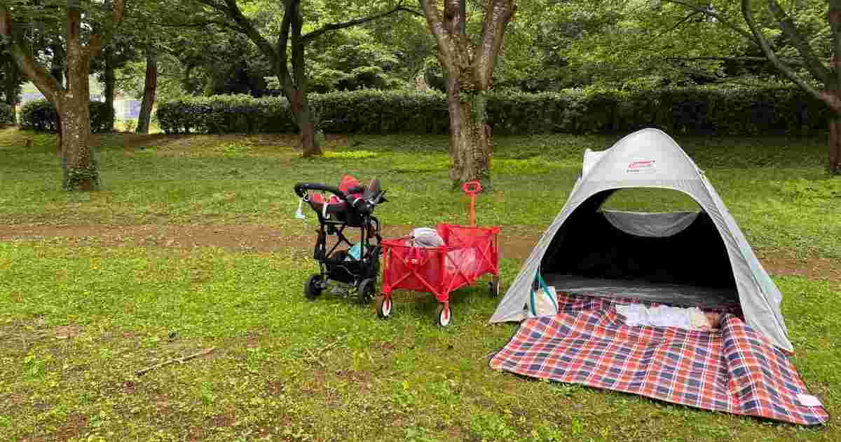 クイックアップIGシェード＋使ってみた！公園におすすめのポップアップ ...