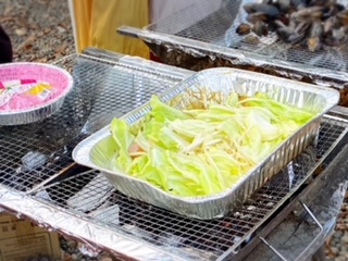 【流山総合運動公園バーベキュー】焼きそばプレート